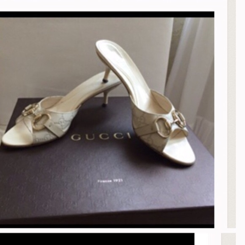 Gucci kitten heel good condition